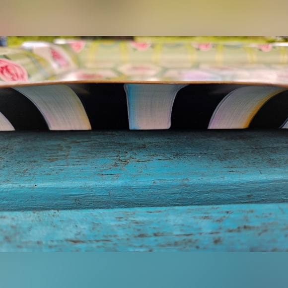 Mackenzie Childs Really Rosy Tray - Picture 4 of 10